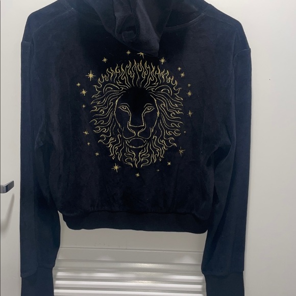 Dollz Kill Horoscopez Confident Leo Queen Track Hoodie size M - Picture 5 of 5